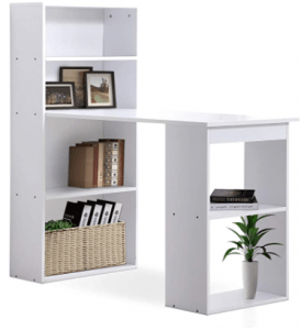 Mesa y estantería HOMCOM
