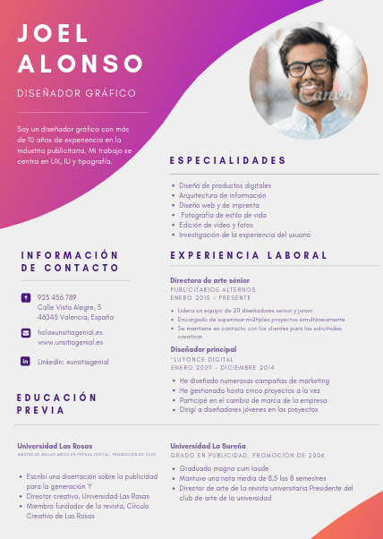 Crear currículum online con herramientas gratuitas