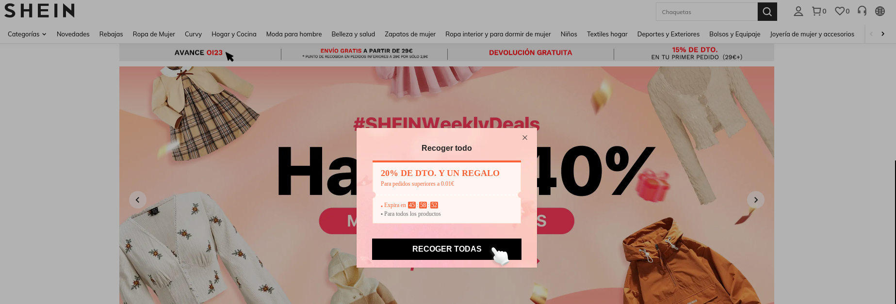 Trucos para ahorrar en Shein