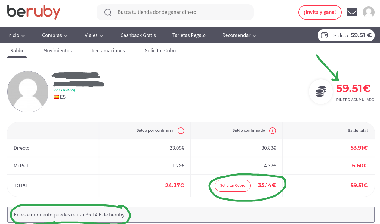 ¿Cómo conseguir 5€ gratis en Paypal con Beruby?
