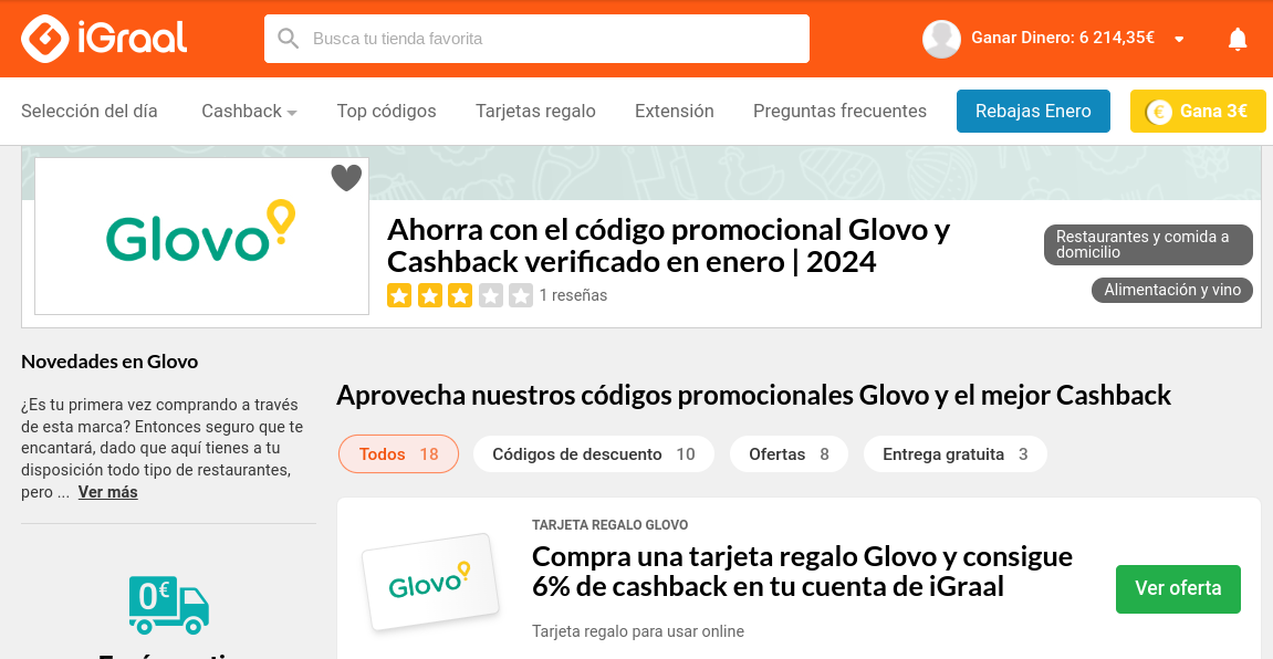 Hacks Glovo para comer Gratis